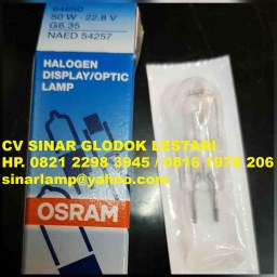 Lampu Halogen Osram 64650 22.8 V 50 W G6.35 Lampu Halogen Osram 64650 22.8 V 50 W G6.35